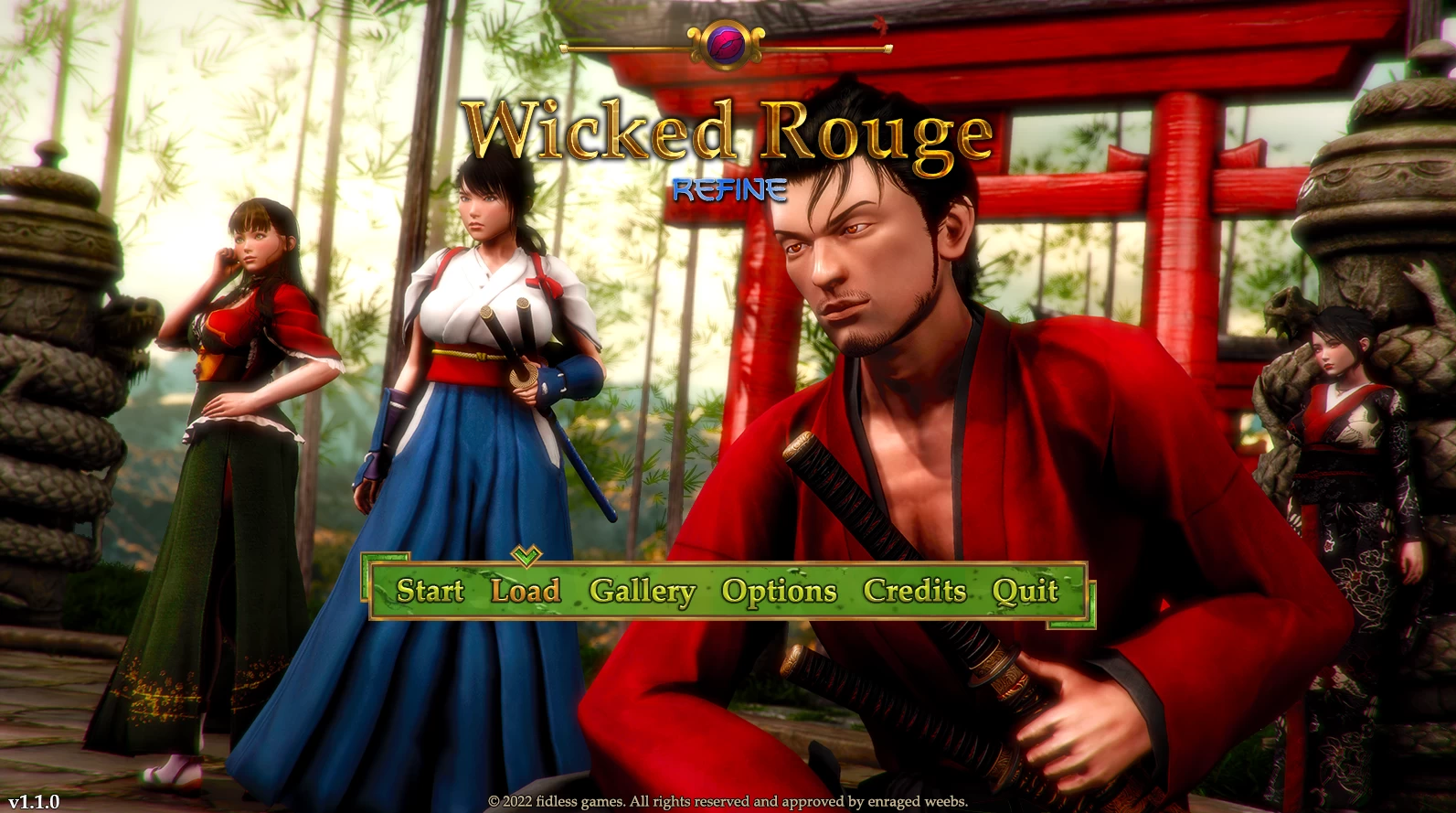 邪恶的胭脂1.1.0汉化版【PC+安卓+神作RPG/日式和服】/Wicked Rouge RE【3.10G】