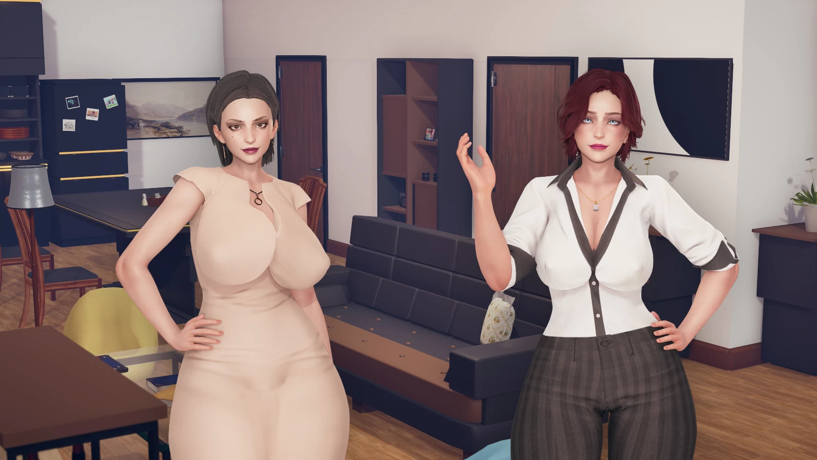 我爱熟女0.8.9赞助汉化版【PC+神作/后宫SLG/乱伦/双端】/Milfy Day【7.40G】