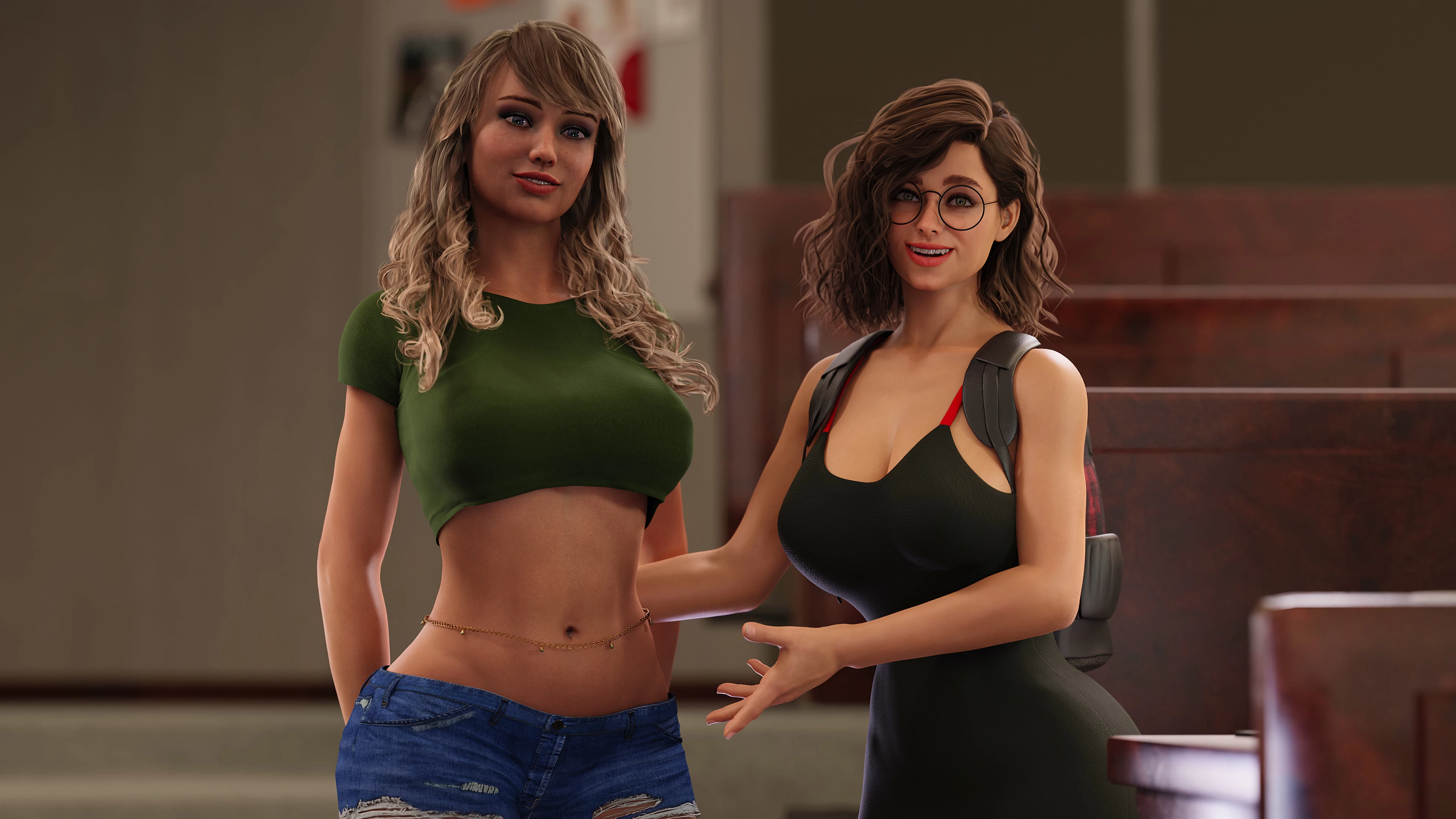 新生也疯狂S2最终支持者版【PC+欧美SLG+4K超清/动态CG/官中步兵】/FreshWomen S2 Final【23G】