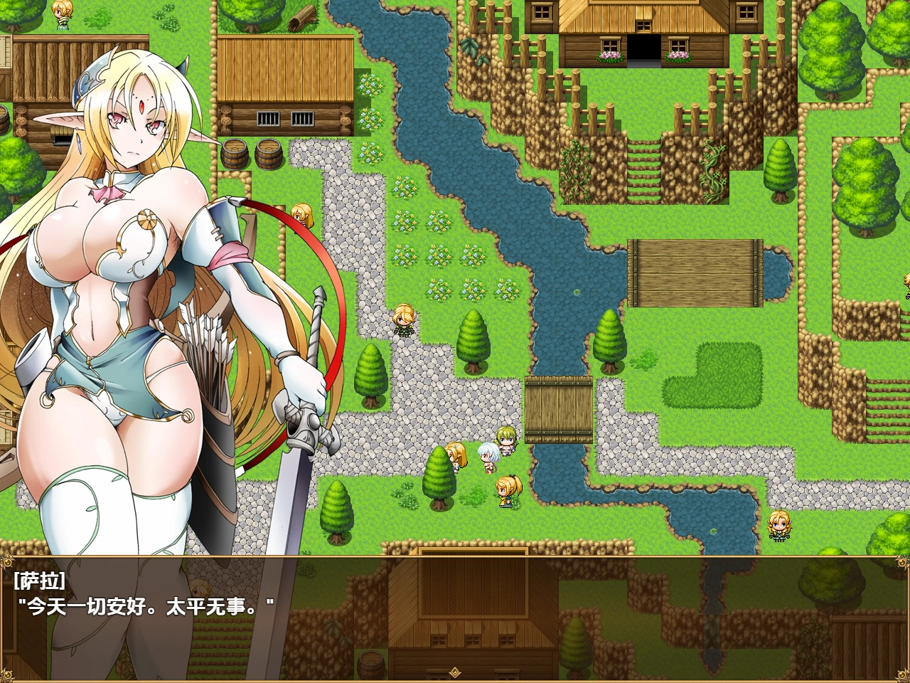 精灵女战士:败者的悲惨命运1.0汉化版【PC+安卓+日式RPG】【624M】
