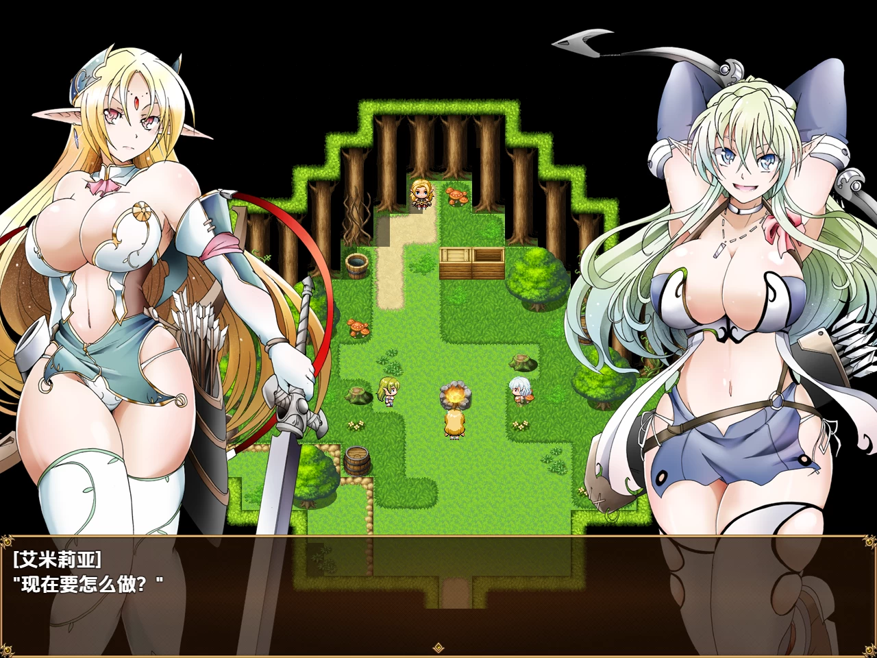 精灵女战士:败者的悲惨命运1.0汉化版【PC+安卓+日式RPG】【624M】