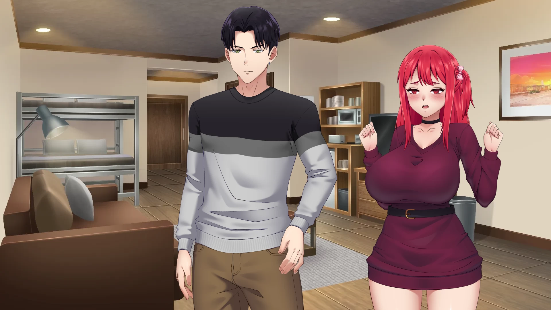 押上本人女朋友的赌约 他的赌注，她的损失0.8 官中步兵版【PC+日系SLG+自带全回想】/His Bet, Her Loss【3.50G】