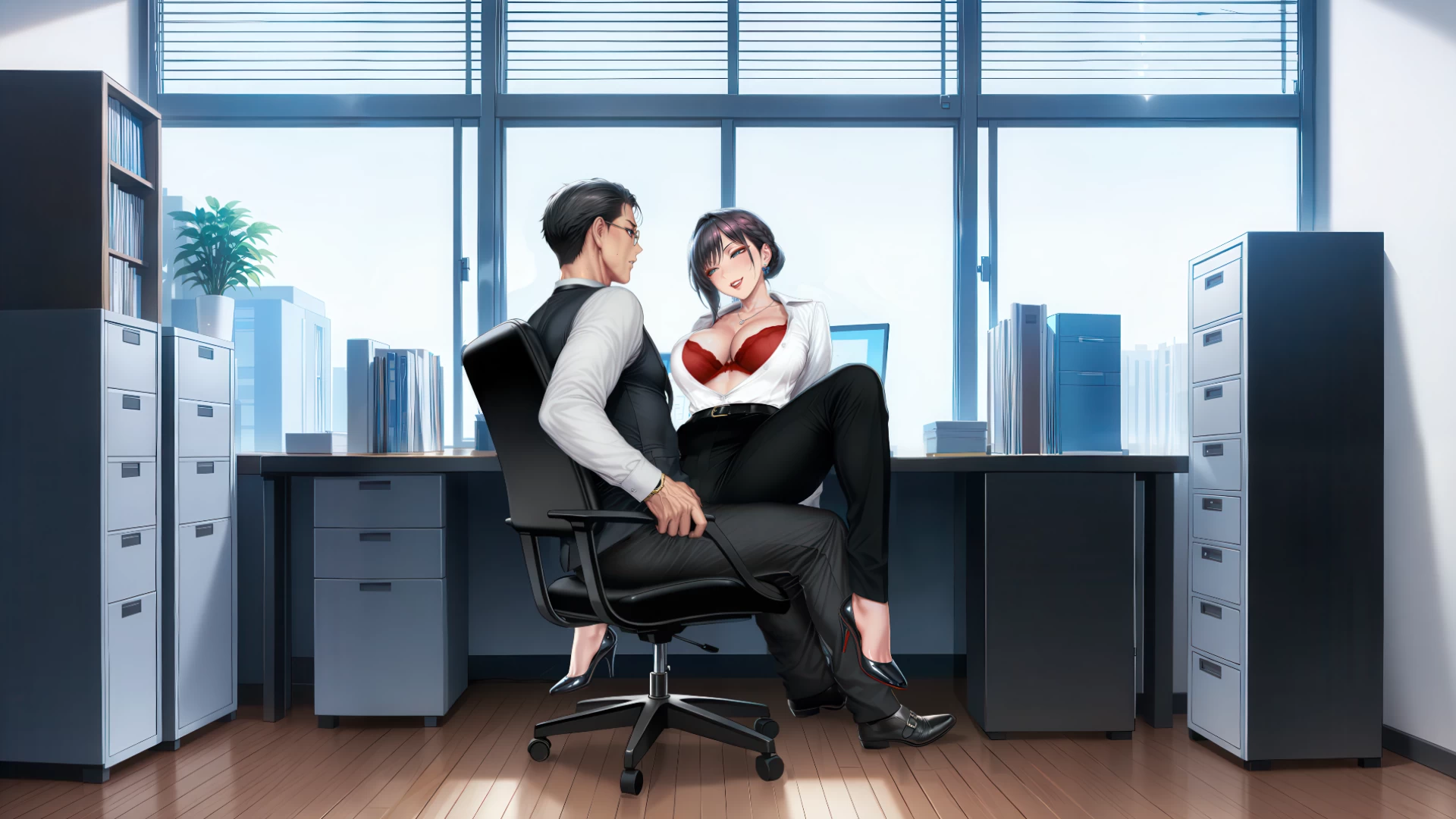 办公室熟女韵事官中步兵版【PC+日系SLG+画廊全开存档】/Lust Office MILFs【1.5G】