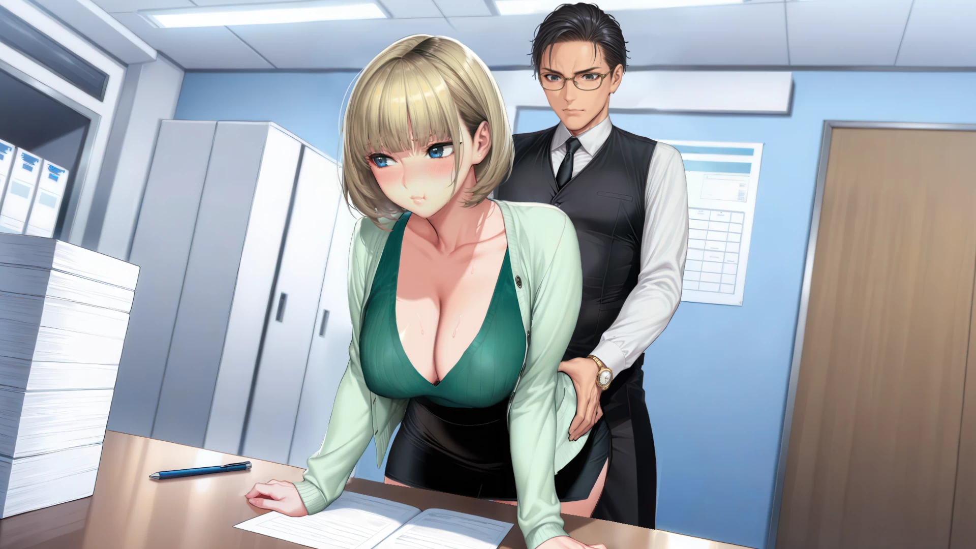 办公室熟女韵事官中步兵版【PC+日系SLG+画廊全开存档】/Lust Office MILFs【1.5G】