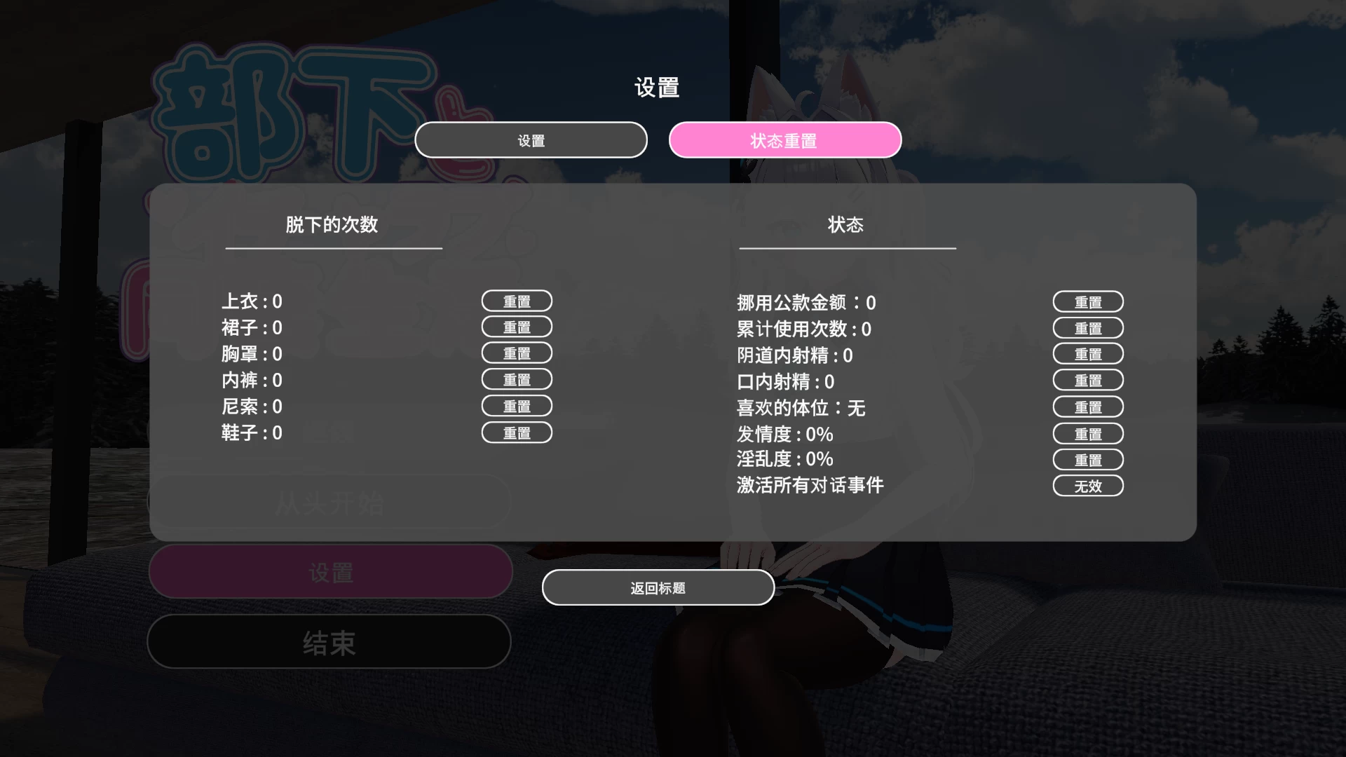 与女下属的同居生活外挂汉化版【PC+日系SLG/3D互动】/部下とイチャラブ同棲生活【】