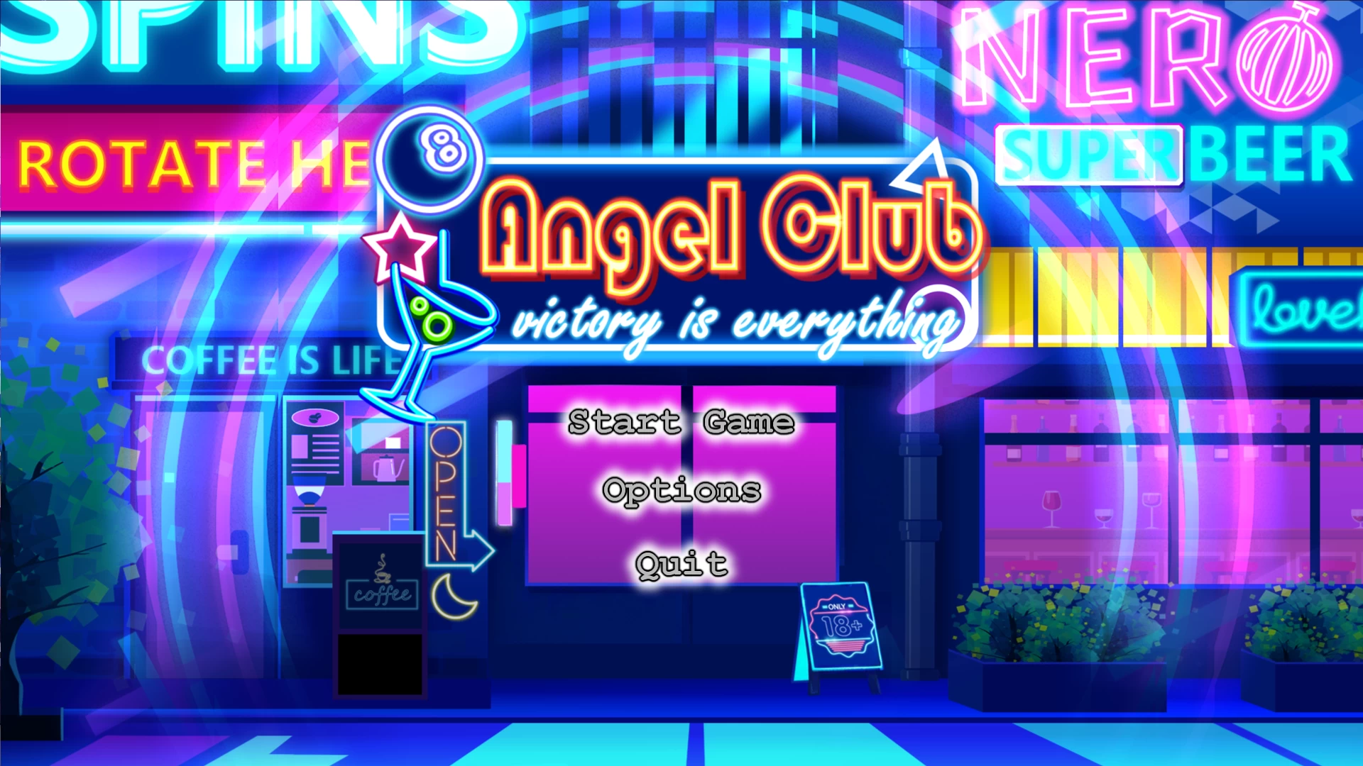 天使俱乐部Steam官中步兵版【PC+台球宝贝SLG/日系ADV/动态】/Angel Club【1G】2025 .12.16发售