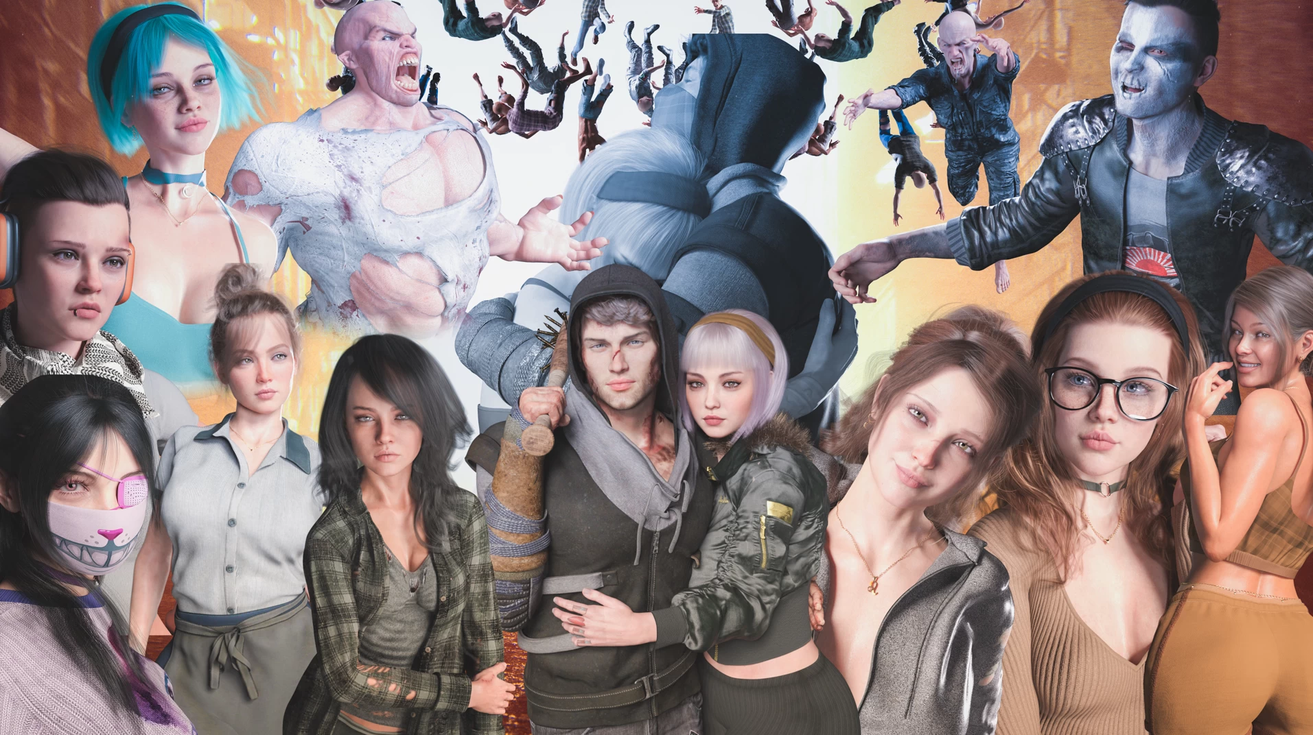 幸存者变体S1_0.9.9.8外挂完美汉化版【PC+安卓+欧美SLG/僵尸生存+画廊】/Survivor Strain【9.5G】