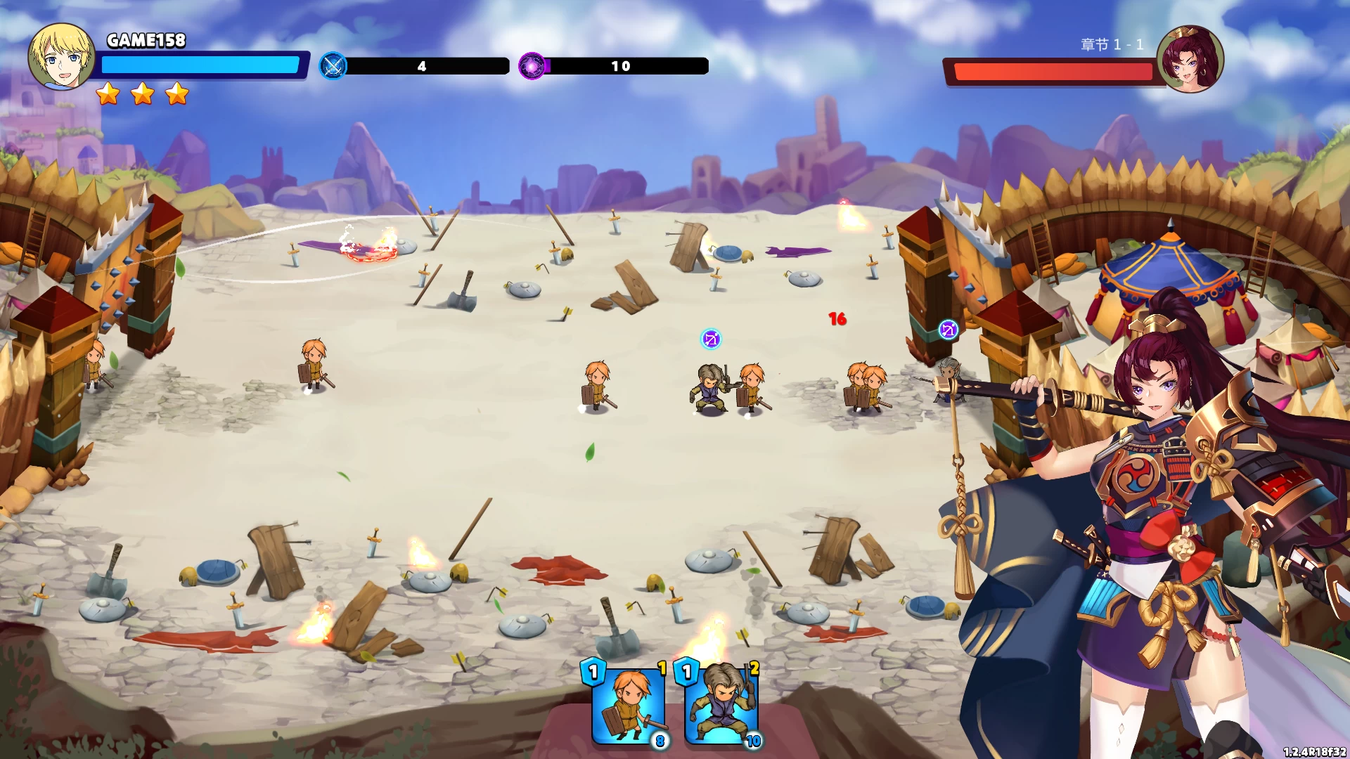 爱与战争：机会英雄1_1.2.4官中步兵版【PC+战略SLG/全动态/CV+画廊】/Hero By Chance【1.2G】【会员点菜】