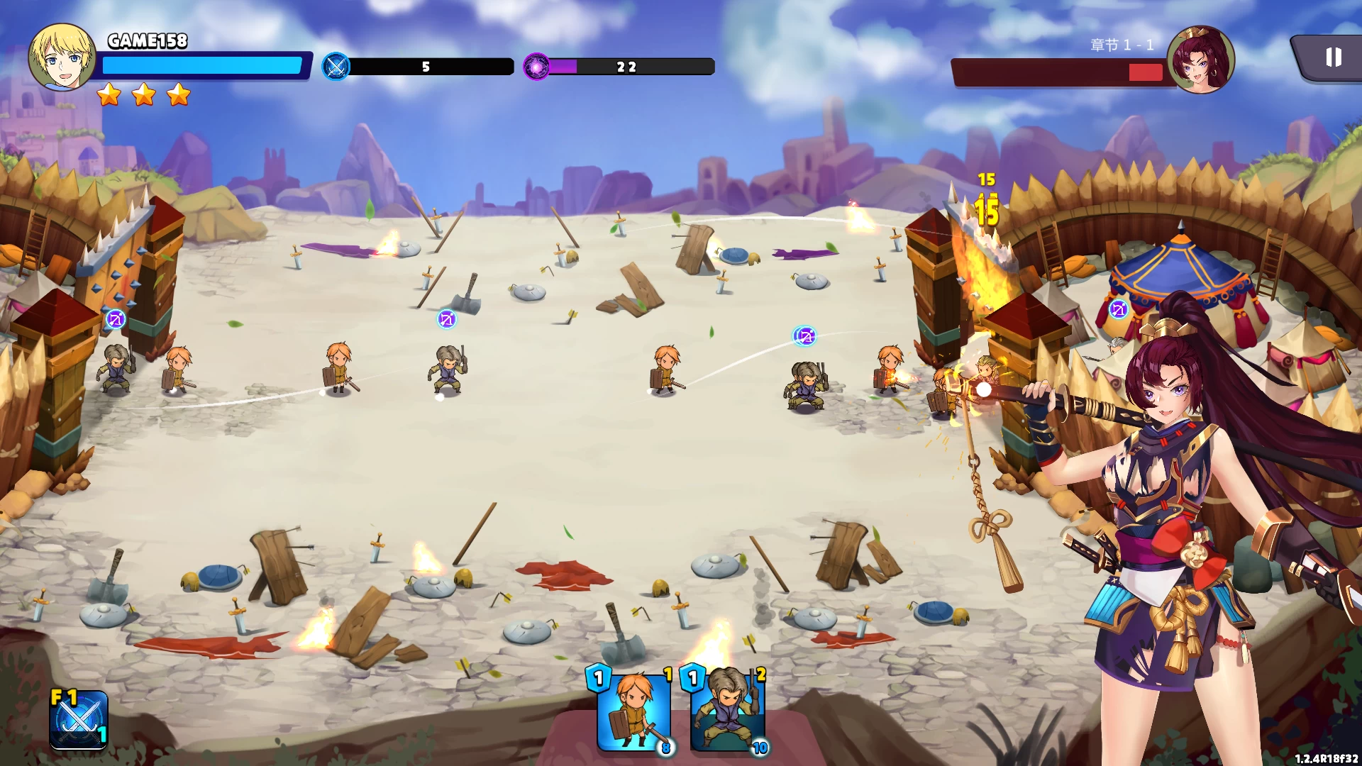 爱与战争：机会英雄1_1.2.4官中步兵版【PC+战略SLG/全动态/CV+画廊】/Hero By Chance【1.2G】【会员点菜】