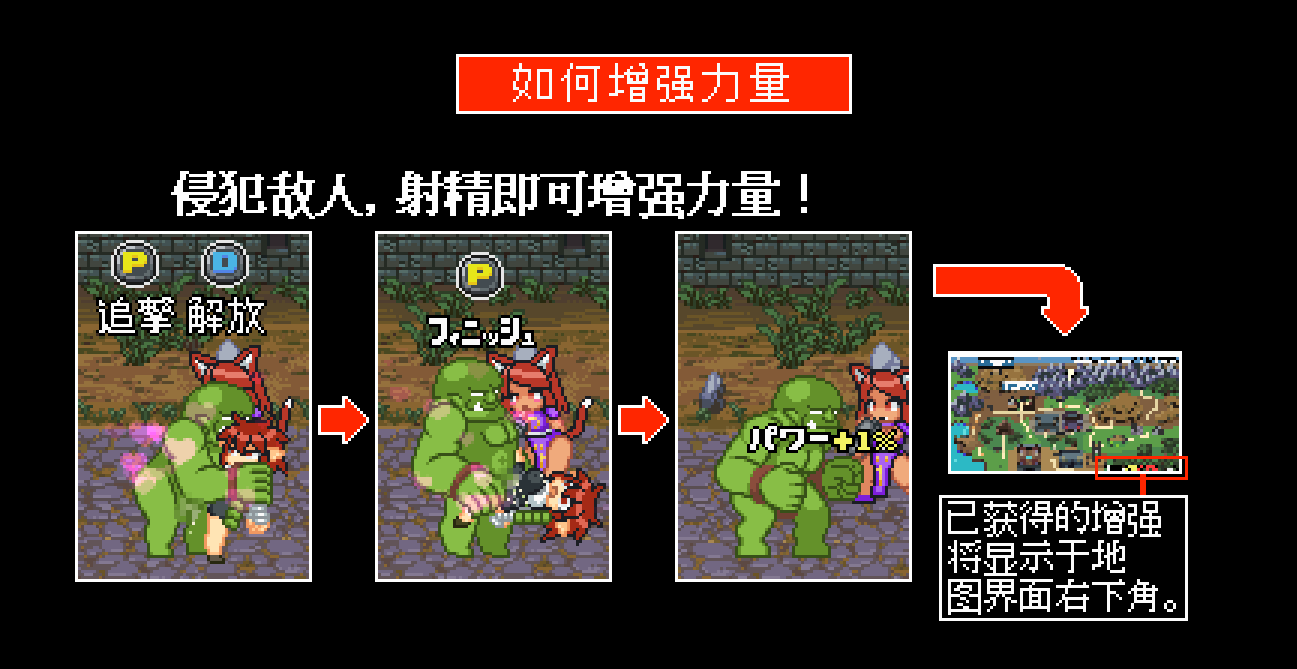 魔物少女征服记 兽人战士篇官中步兵版【PC+横版动作ACT/异种J/战败H】/Monster Girl Conquest Records Battle Orc【300M】