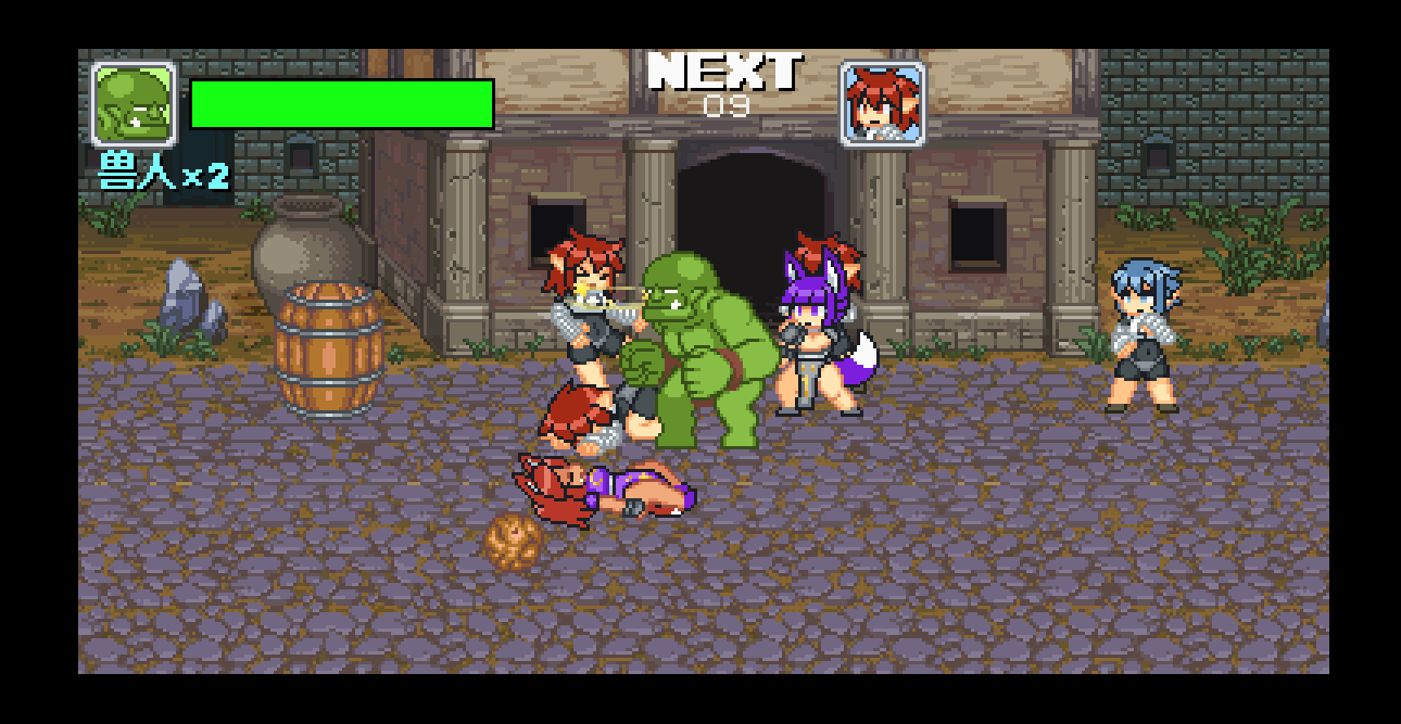 魔物少女征服记 兽人战士篇官中步兵版【PC+横版动作ACT/异种J/战败H】/Monster Girl Conquest Records Battle Orc【300M】