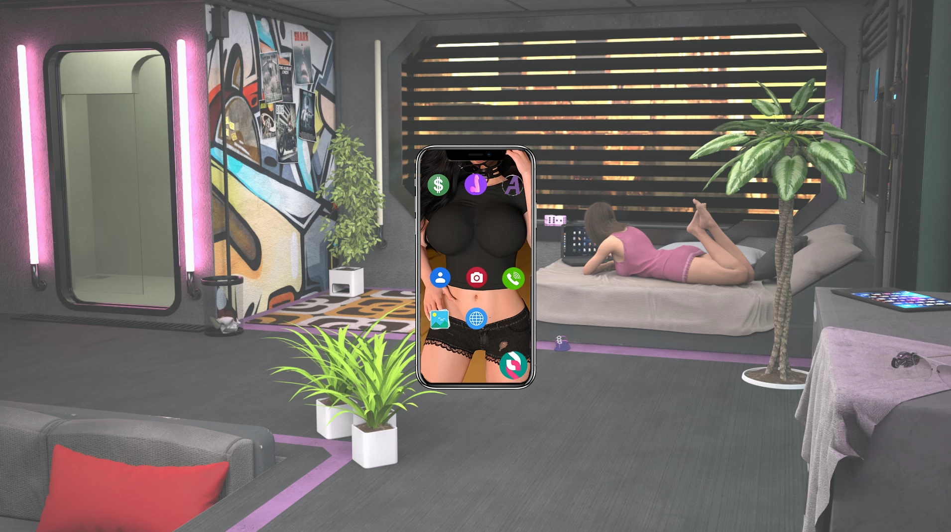 我们唯一的男人0.36外挂汉化版【PC+安卓生肉+欧美SLG/沙盒/奶牛】/Our Only Man【7.8G】