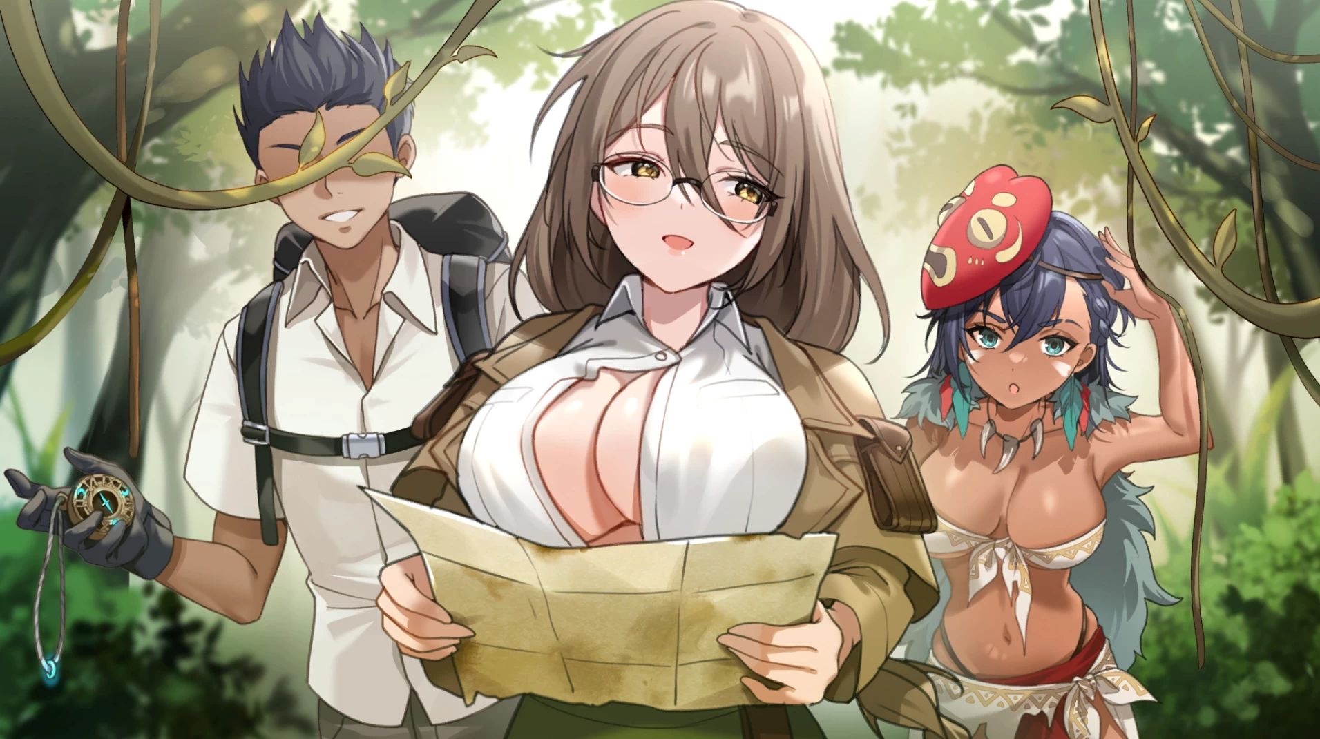 荒島 X 愛 X 求生1.1官中步兵版【PC+日式精品SLG/荒岛后宫+画廊】/Island X Sex X Survival【622M】