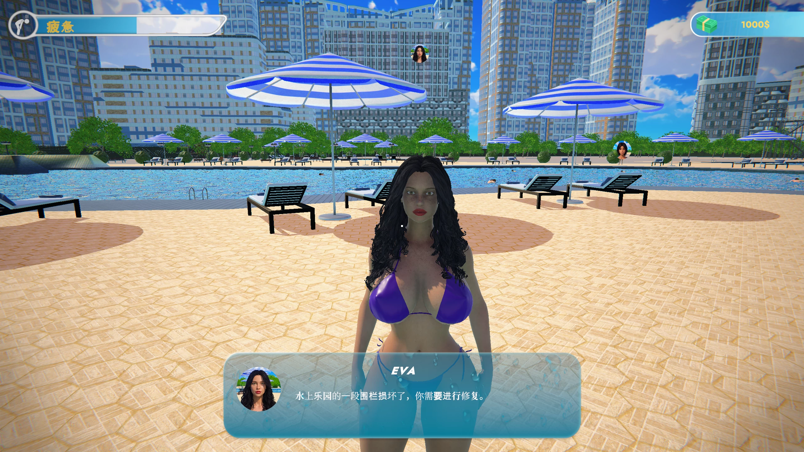 S.E.X.水上乐园冒险1.0外挂完美汉化版【PC+安卓模拟器+大型模拟SLG/3D互动】/S.E.X. Waterpark Adventures【5.6G】