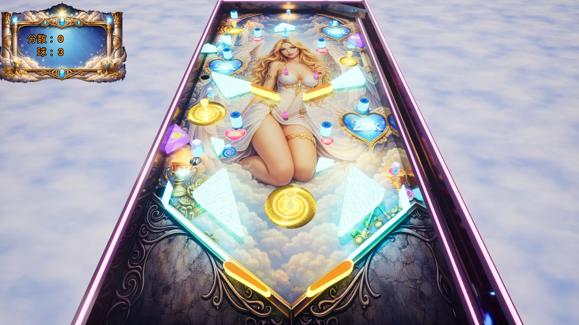 色情弹球1.0官中步兵版【PC+安卓模拟器+3D互动弹球小游戏】/Porn Pinball【1.1G】