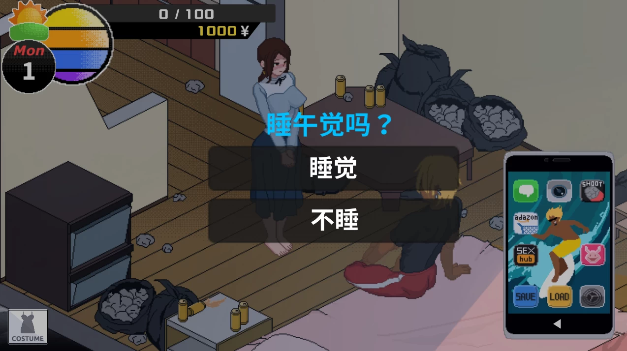 NTR传说1.0.2官方中文版【PC+安卓模拟器+像素风SLG/经典NTR】/NTR Legend【481M】