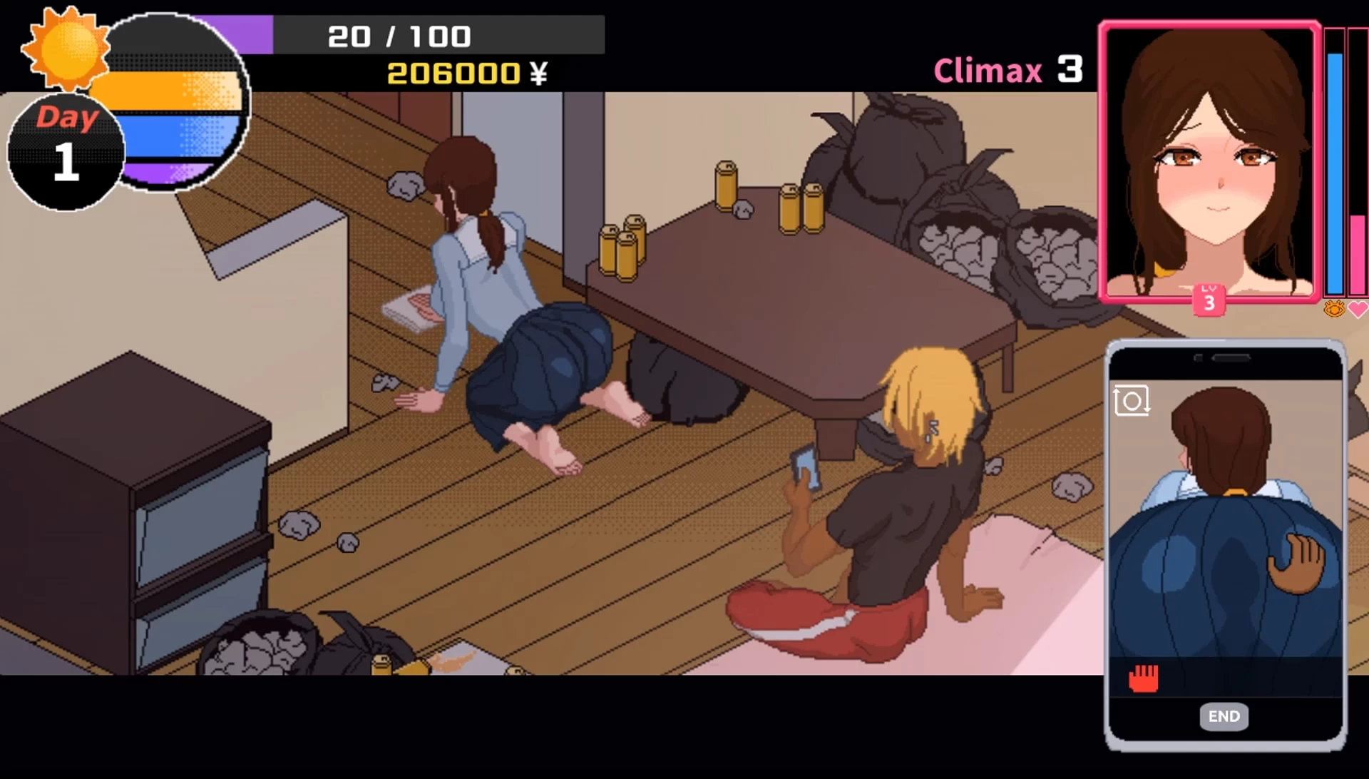 NTR传说1.0.2官方中文版【PC+安卓模拟器+像素风SLG/经典NTR】/NTR Legend【481M】