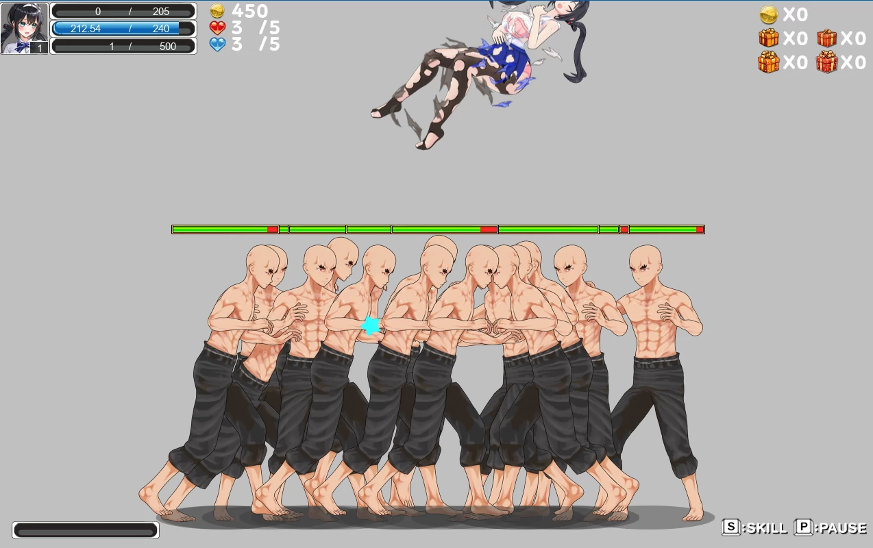 格斗少女尤里0.24官中步兵版【PC+安卓模拟器+横版动作ACT/异种J/战败H】/Fighting Girl Yuri【660M】