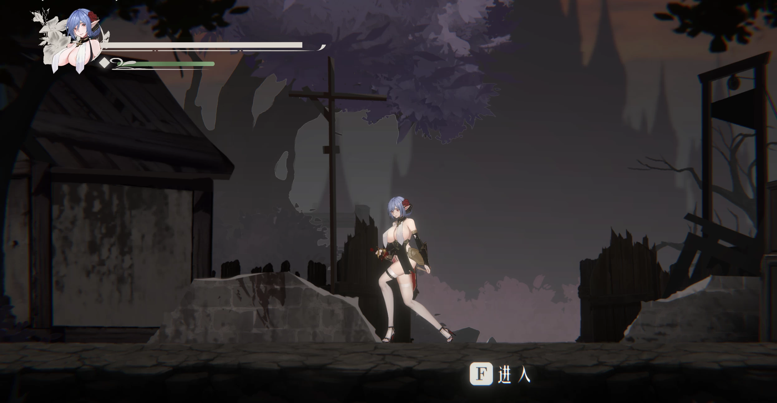 终焉的圣女0.0.6官中步兵版【PC+安卓模拟器+横版动作ACT/战败H】/Ender Saint Demo【3.2G】