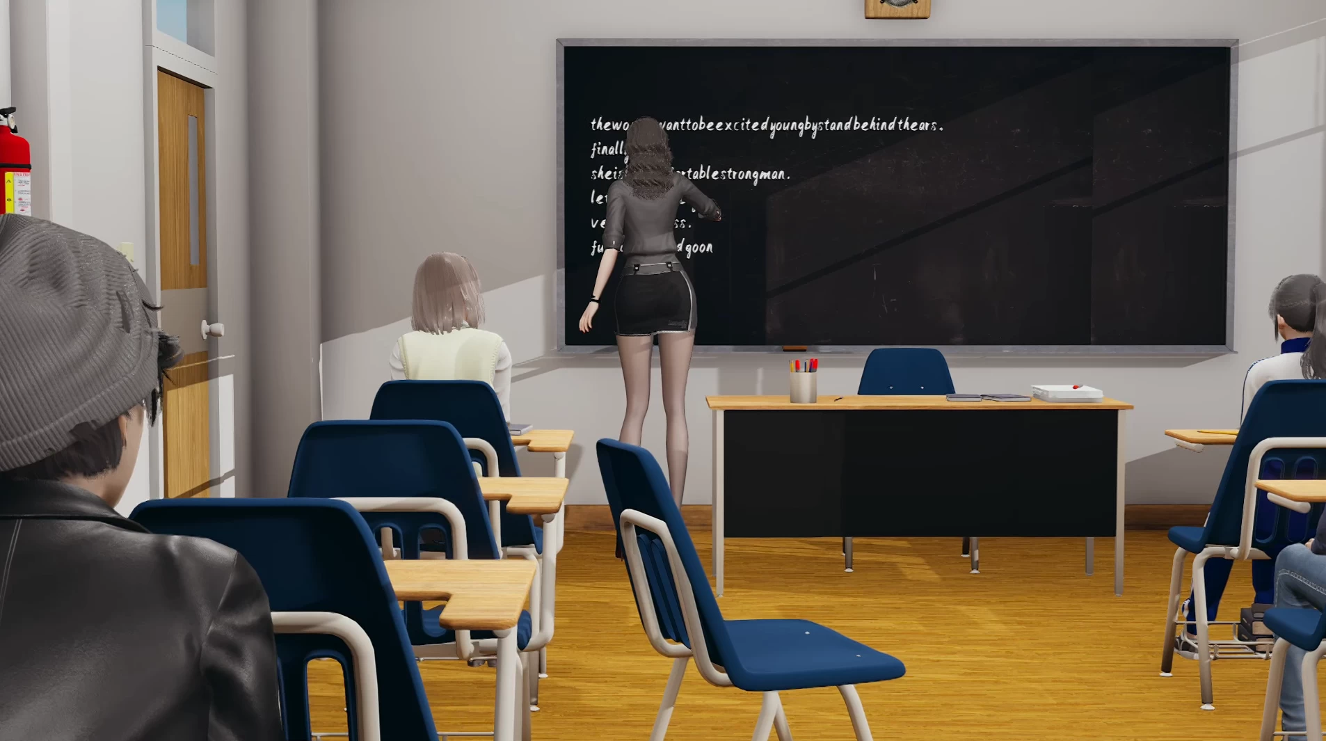 爱立牌坊的婊子教师1.0官中步兵版【PC+安卓+国产SLG/亚洲风/师生X】/【1.7G】