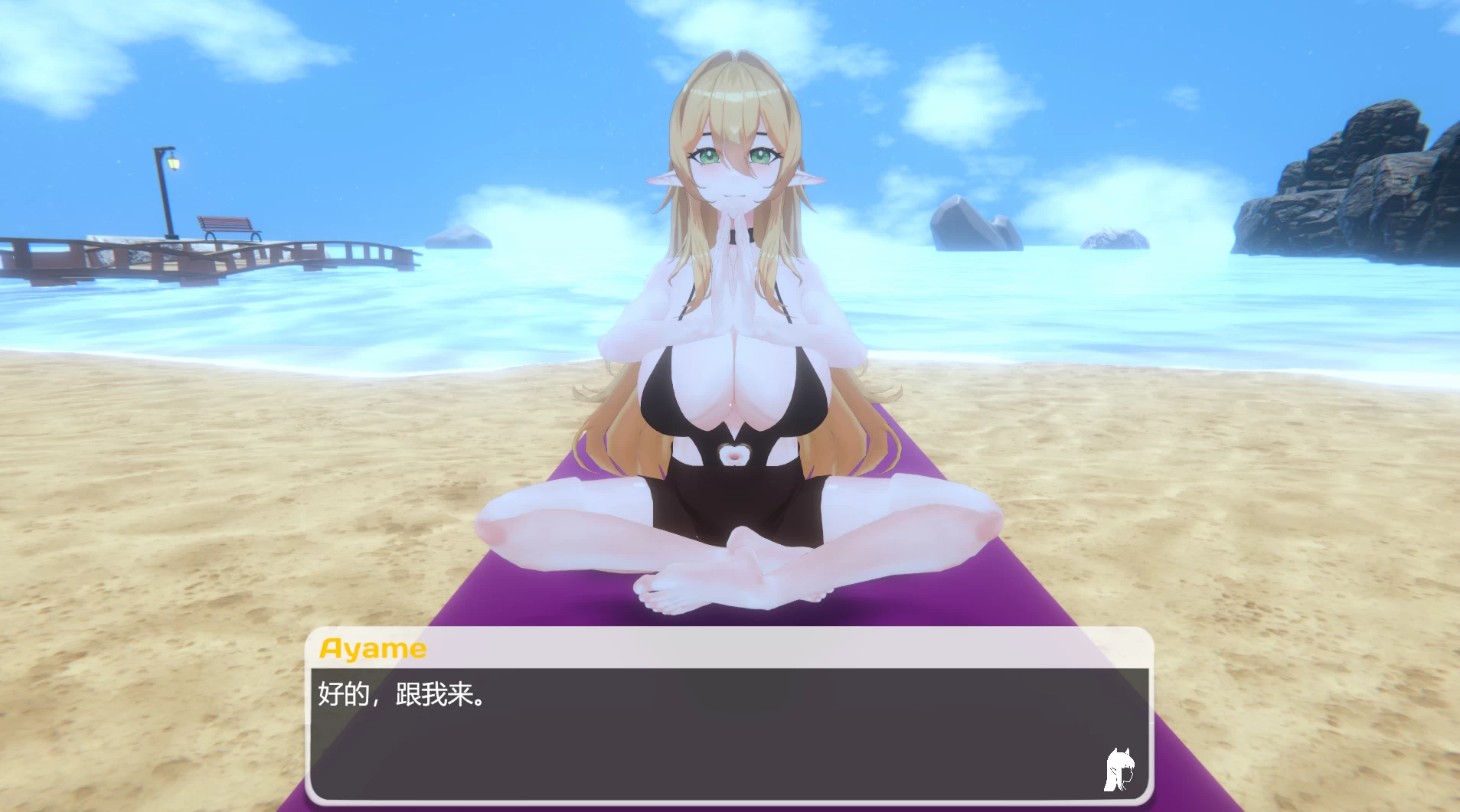 与魔女少女的同居生活0.17外挂精翻汉化版【PC+安卓模拟器+3D互动SLG/调教/开放世界】/Life with Demon Girls【2.41G】