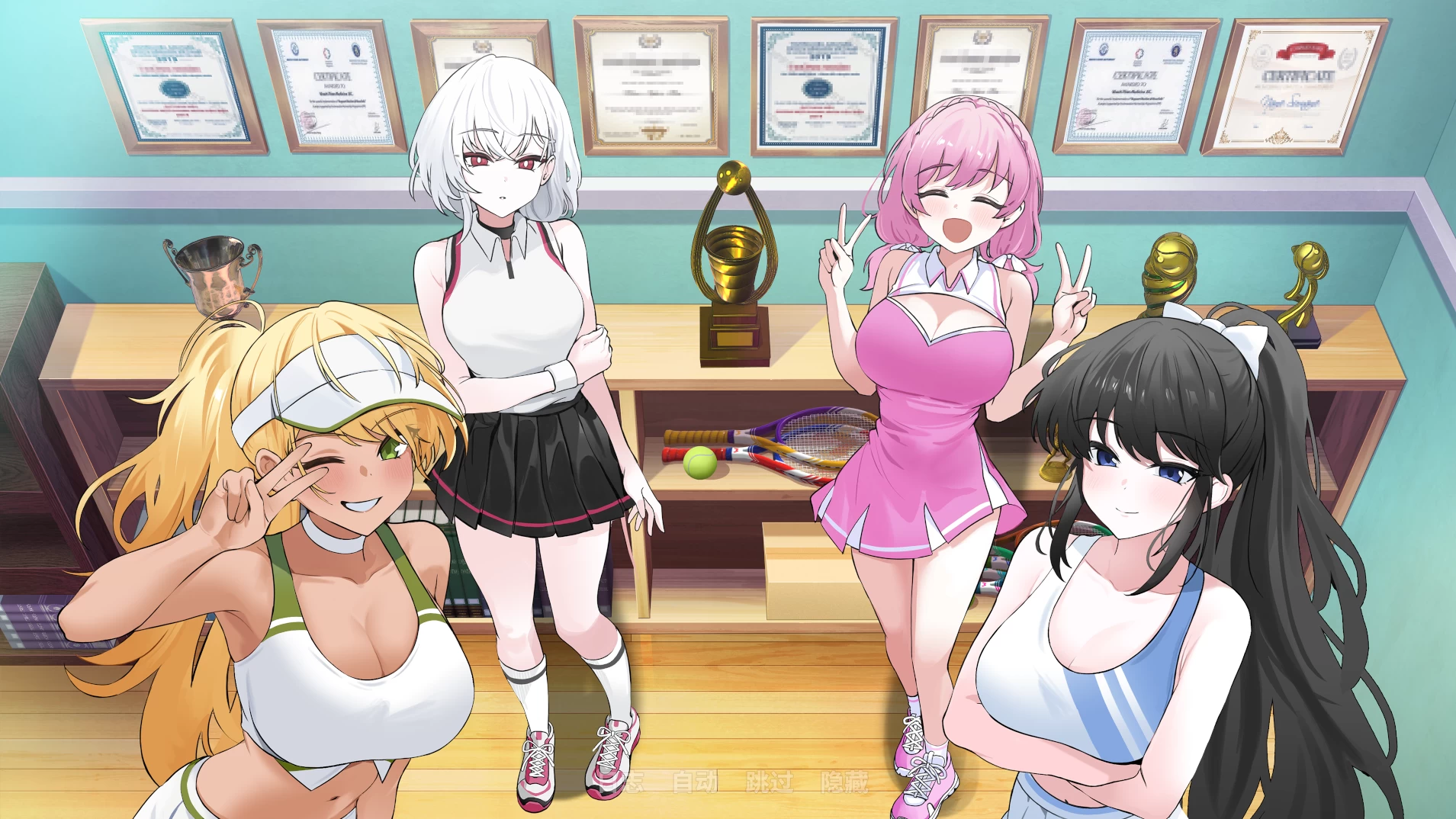 网球天使EX1.10+DLC官中步兵版【PC+安卓模拟器+动作ACT/爆衣竞技】/Tennis Angels EX【1.92G】【会员点菜】