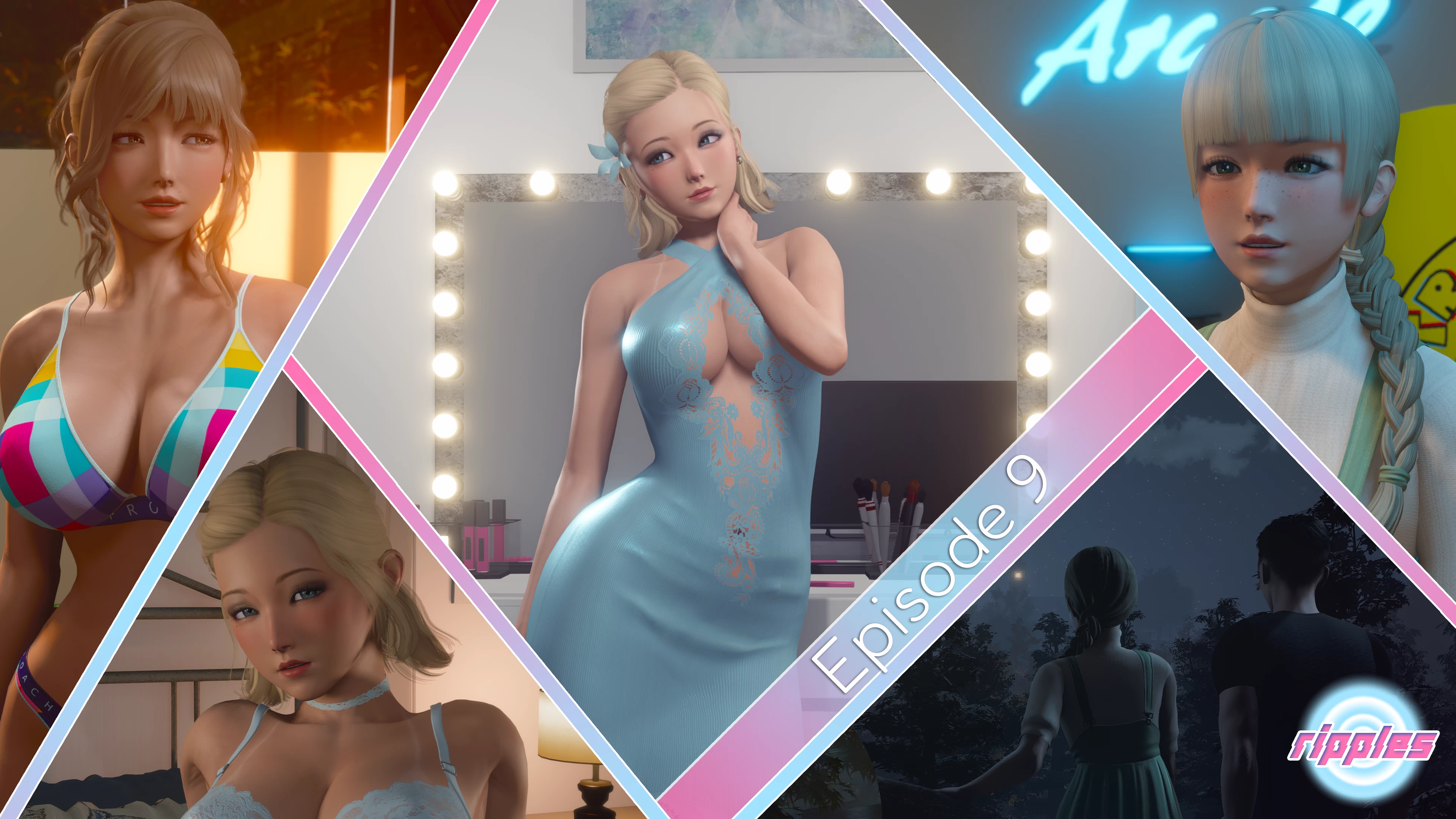 【独家自购】涟漪0.9.0官中步兵版【4.10日更新】【PC+安卓+亚洲SLG/神作+画廊全开+攻略】/Ripples Episode 9【29.7G】