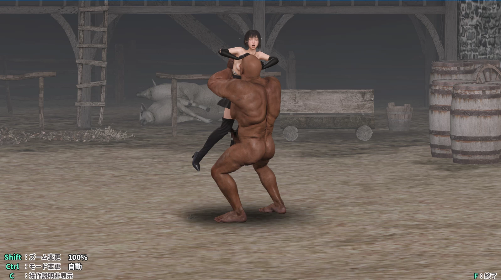 驱魔千金沙夜正式生肉版【PC+3D动作ACT/全动态/异种J/战败H+全CG回想】/祓魔令嬢沙夜【570M】