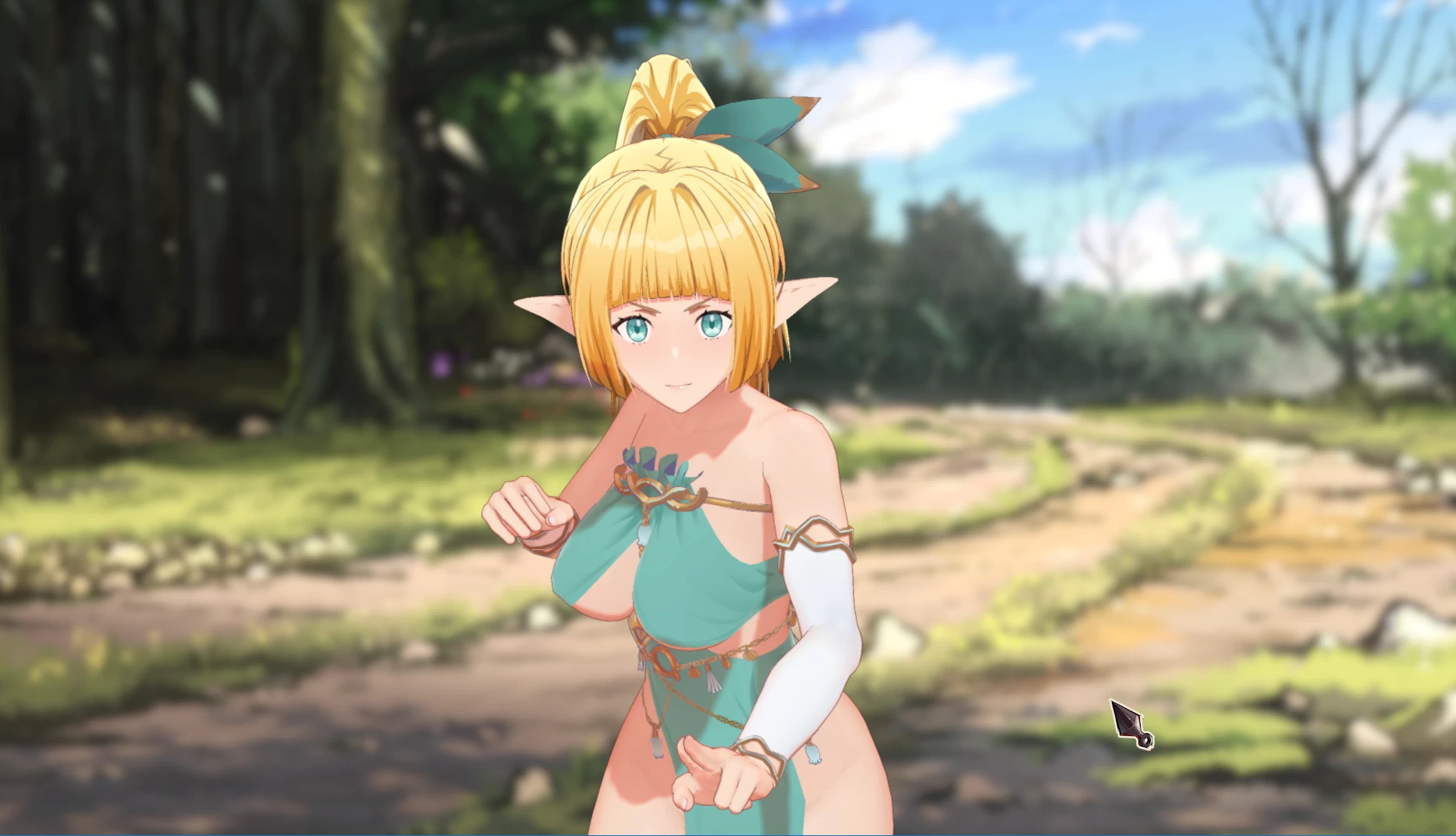 【独家自购】精灵忍者逃走中3D官中步兵版4.17新作【PC+安卓模拟器+3D互动SLG/调教/精品沙盒】/Flee, My Elven Ninja! 3D