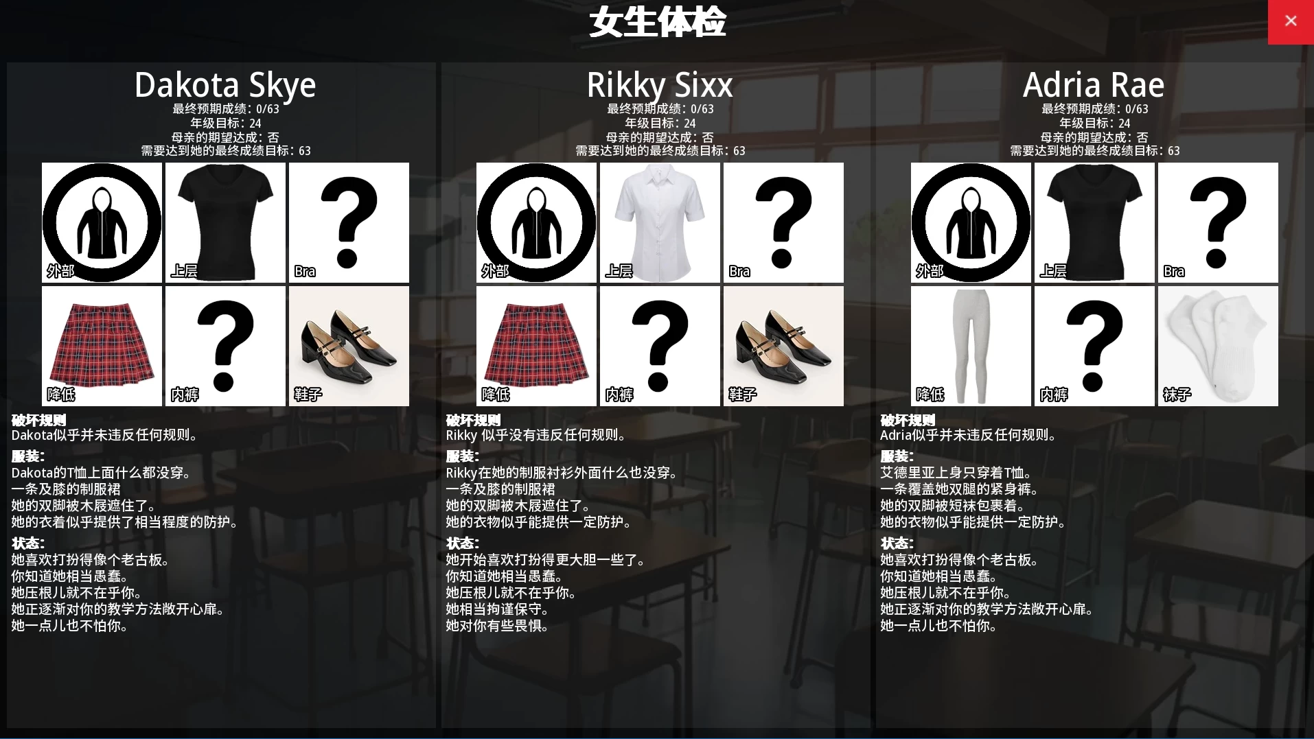 【独家自购】腐化学院0.6外挂精翻MOD版【可挂梯子在线更新更多女孩包】【PC+安卓模拟器+欧美真人SLG/亚洲真人SLG/熟女/后宫】/腐败学院/Corrupted Academy【35.5G】