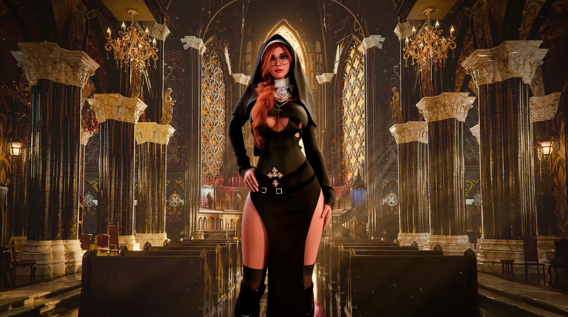 罪恶姐妹1.0官中步兵版【PC+安卓模拟器+欧美神作SLG/精品沙盒】/Sisters in Sin【3.94G】