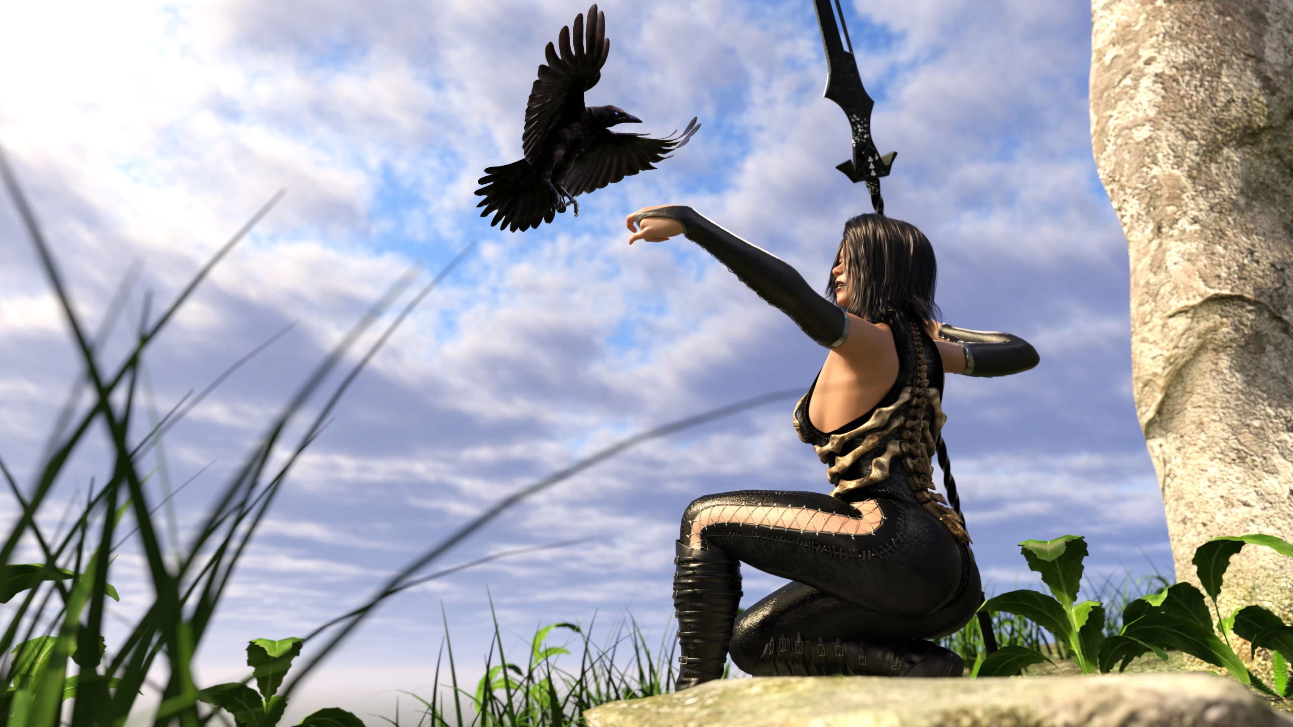 暴风雪0.12外挂精翻汉化版【PC+安卓生肉+欧美SLG/熟女后宫/神级建模+画廊】/SnowStorm【14.1G】