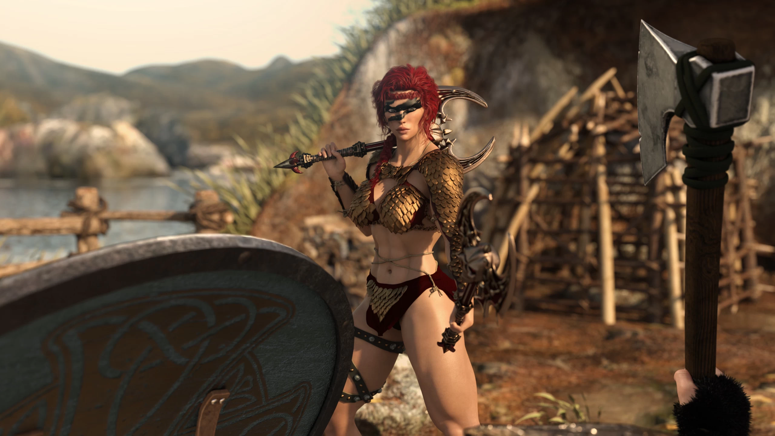 暴风雪0.12外挂精翻汉化版【PC+安卓生肉+欧美SLG/熟女后宫/神级建模+画廊】/SnowStorm【14.1G】