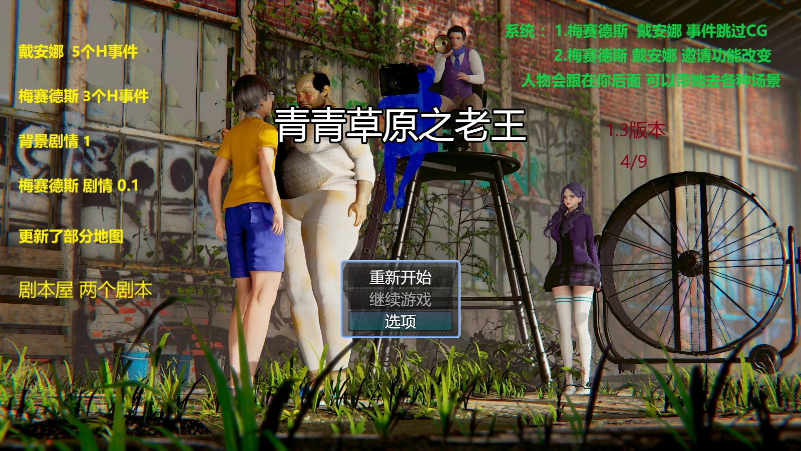 青青草原之老王1.3官中步兵版【PC+安卓+亚洲SLG/国风精品NTR】/【4.3G】【会员点菜】