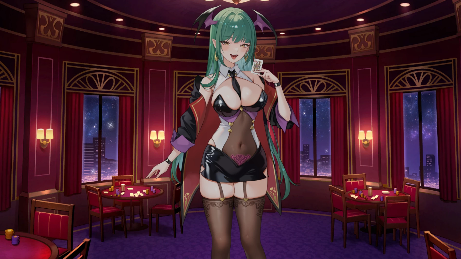 欲望21点:牌桌下的暗潮胸涌1.02官中步兵版【PC+安卓模拟器+互动SLG/全动态】/Lustful Black Jack【522M】