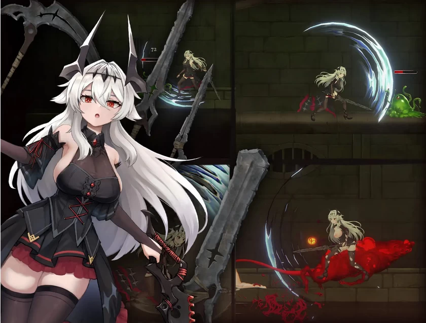 克莱纳利亚:深渊之泪1.02官中步兵版【PC+安卓模拟器+横版动作ACT/战败H/异种J】/Crynaria: Tears In The Abyss【3.36G】