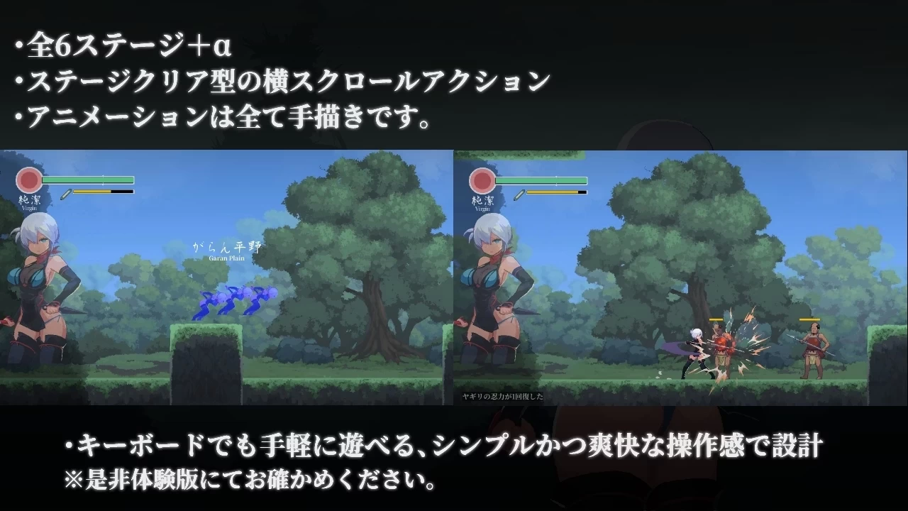 八木井的复仇1.0官中步兵版【PC+安卓模拟器+亚洲ACT/横板动作/战败H】/Revenge of Yagiri【450M】