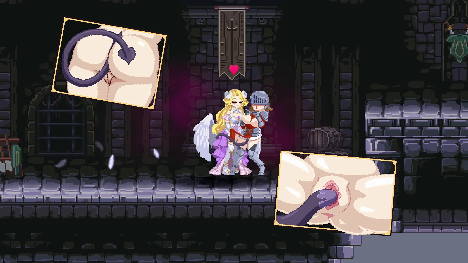 魅魔继承者：黛莉菈的银欲冒险1.0.018官中步兵版【PC+安卓模拟器+横版动作ACT/像素风/类恶魔城/战败H】/Succubus Successor Delilah's Juicy Journey【4.2G】