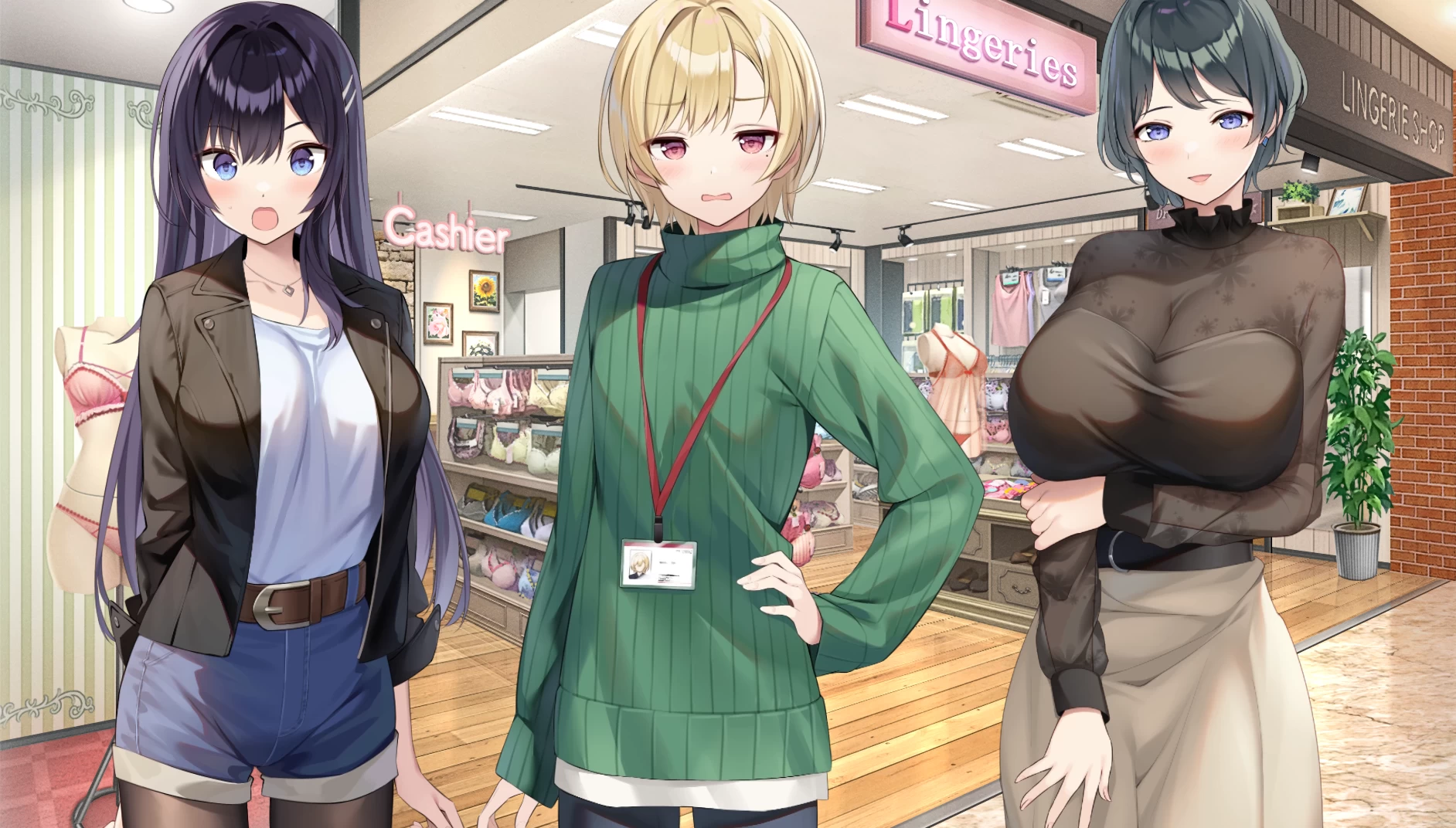 内衣S_1.41官方中文版+DLC【PC+安卓模拟器+制服调教SLG+全CG存档】/LingerieS ランジェリ【4.51G】