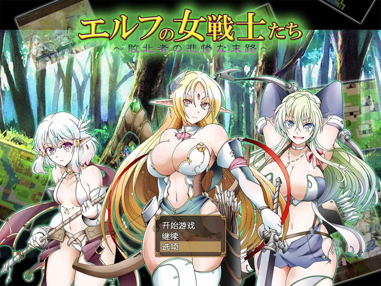 精灵女战士：败者的悲惨命运1.0外挂精翻汉化版【PC+安卓模拟器+日式精品RPG】/エルフの女戦士たち ～敗北者の悲惨な末路～【1.86G】