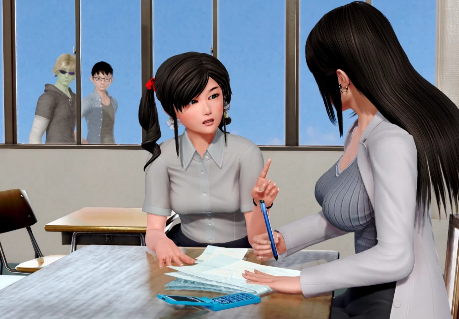 我的学院生活5.0外挂精翻汉化版【PC+安卓模拟器+亚洲风SLG/精品沙盒/NTR】/Solvalley school【10.5G】
