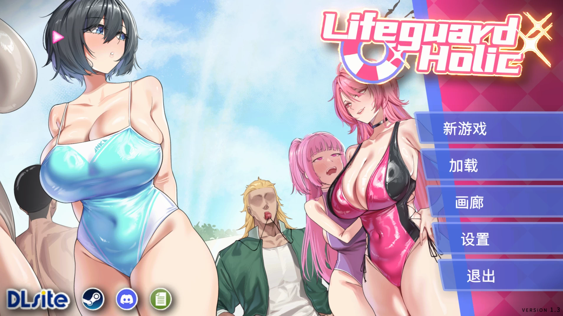 救生员狂热1.3官中正式版【PC+安卓模拟器+日系精品SLG/NTL+全CG存档】/ライフガード・レジェンド / Lifeguard Holic【2.12G】