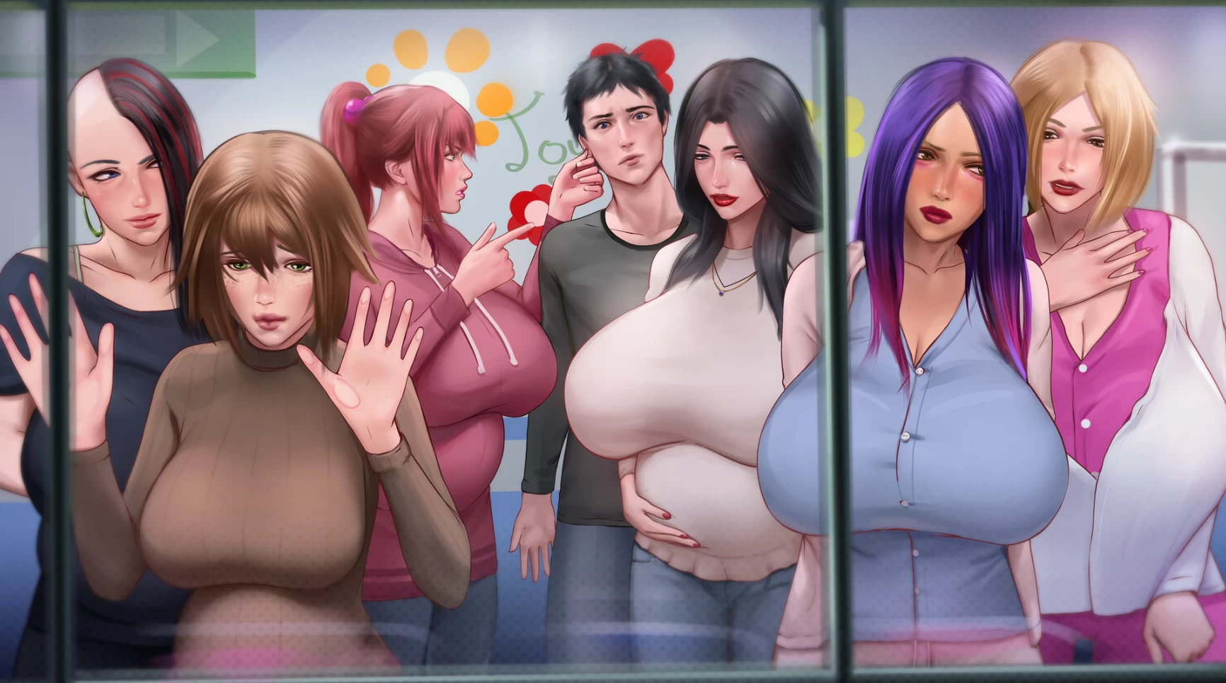 【自购】郊区王子1.5.4_P1+P2+让我再怀孕!全新DLC官中步兵版+【PC+安卓模拟器+欧美漫画风SLG/精品沙盒+熟女/人妻】/邻家情事/Prince of Suburbia【8.8G】