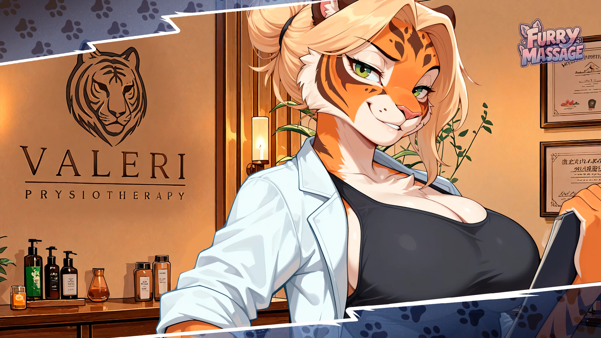 毛茸茸按摩1.0官中步兵版【PC+安卓模拟器+互动按摩SLG】/FURRY MASSAGE【1.66G】