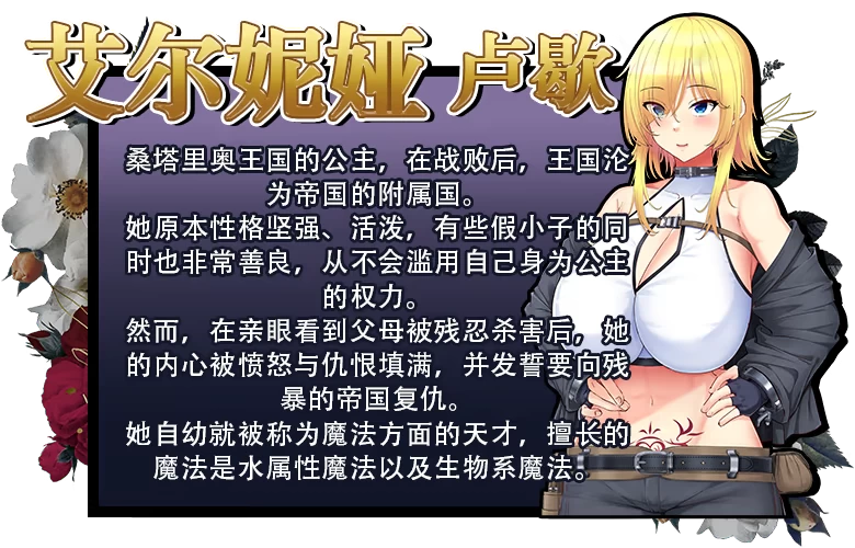 奴隶公主艾尔妮娅1.0官中步兵版【PC+安卓模拟器+日系RPG/NTR】/Slave Princess Elnea【2.71G】