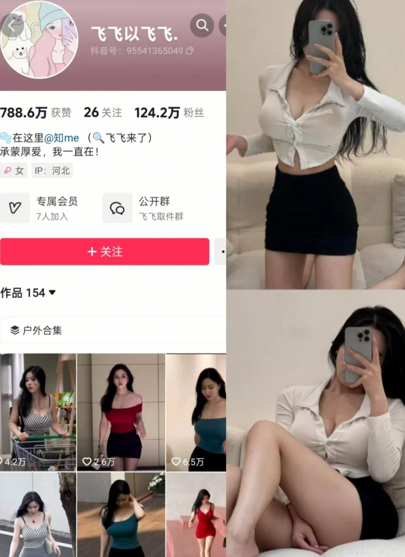 视频/步兵/合集] 抖音健身婊博主：飞飞以飞飞 各平台赞助内容合集 [407P 1372P] [1.2G]