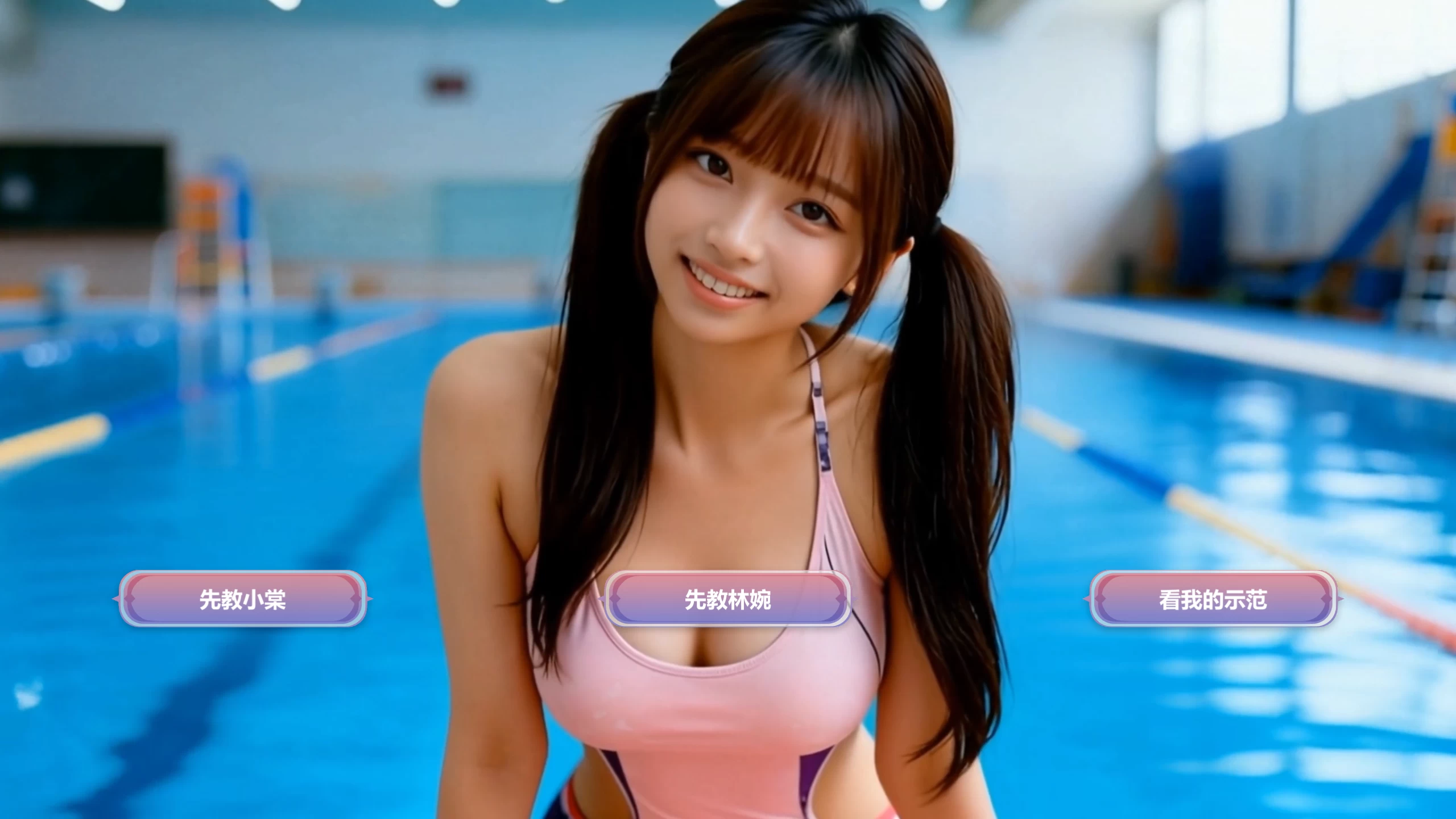 美女，游泳健身了解一下