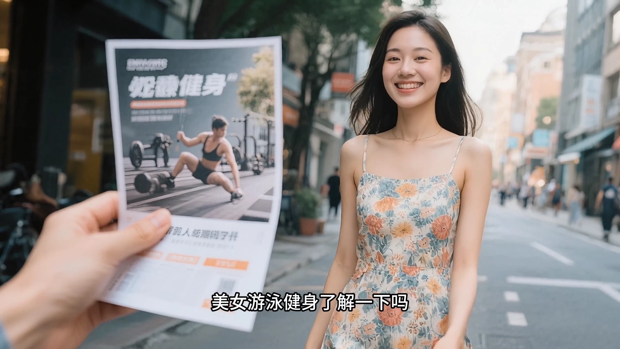 美女，游泳健身了解一下