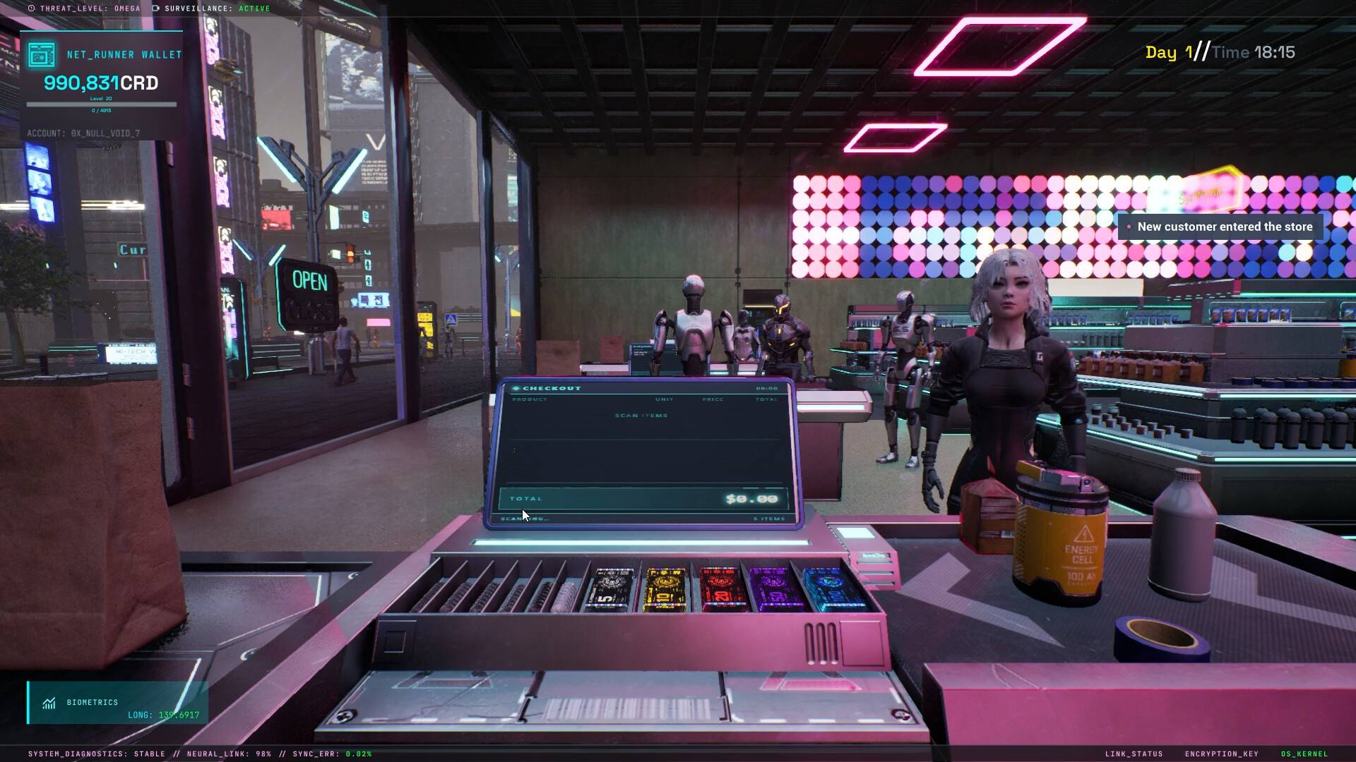 赛博朋克商店模拟器/Cyberpunk Store Simulator